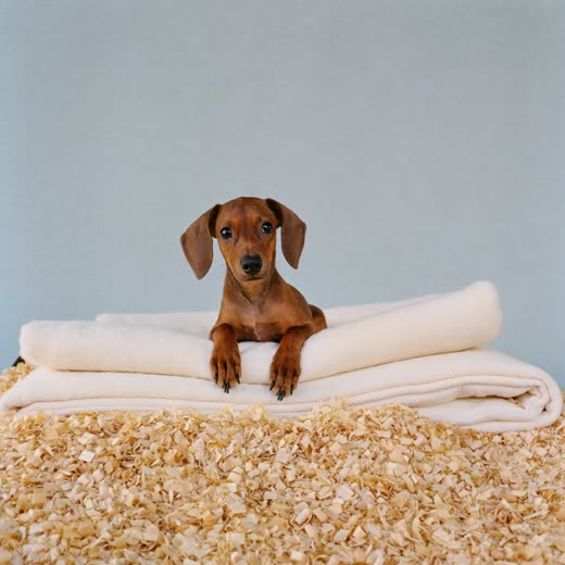 Clean fresh bedding and a folded fleece liner
